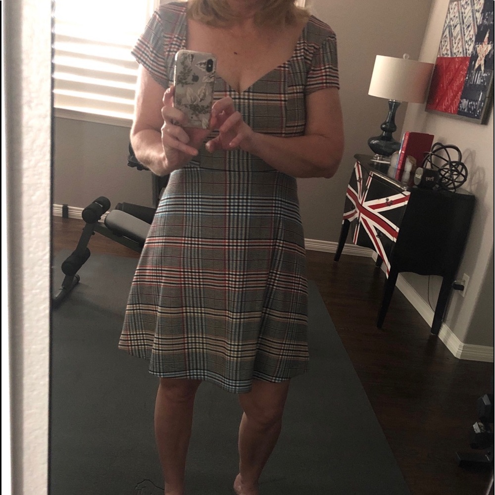 Size 14 Anthropology plaid dress